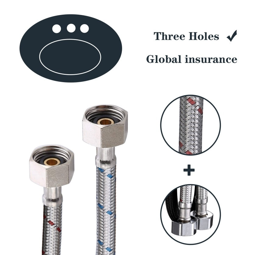 2-Handle 4-Inch Oil Rubbed Bronze Bathroom Faucet Ohberri