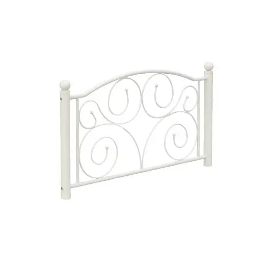 Twin Size Unique Flower Sturdy System Metal Bed Frame With Headboard And Footboard My Store