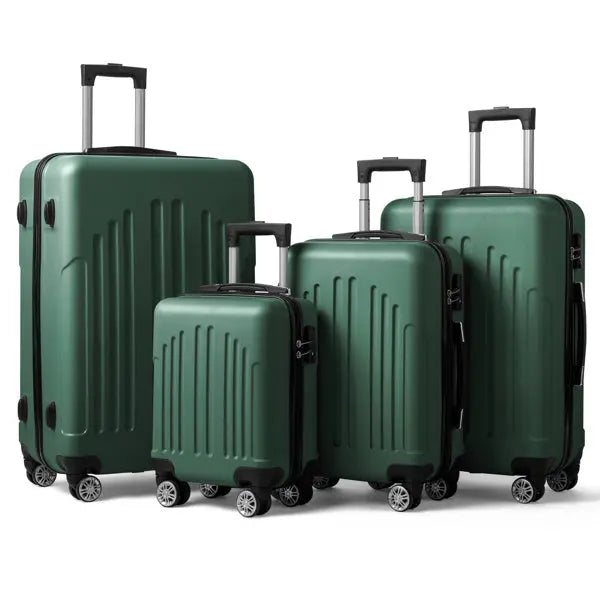 Vertical Stripe Four In One Suitcase Inkedjoy