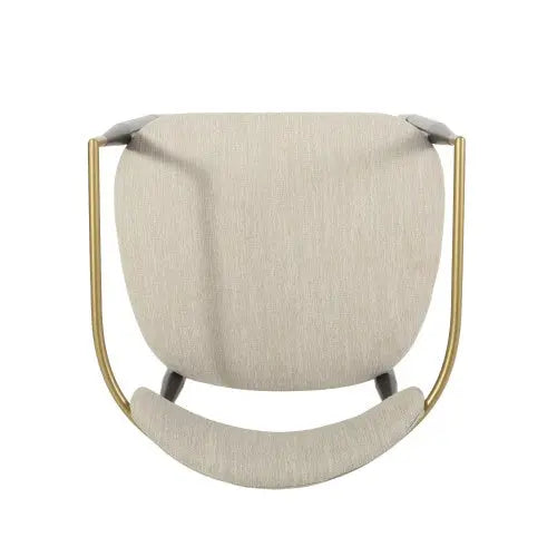 Barstools Set Of 2, Counter Height Upholstered Bar Stools With Back For Kitchen Island, Beige Faux PU Leather Seating Black Iron Legs 260LBS Weight Capacity My Store