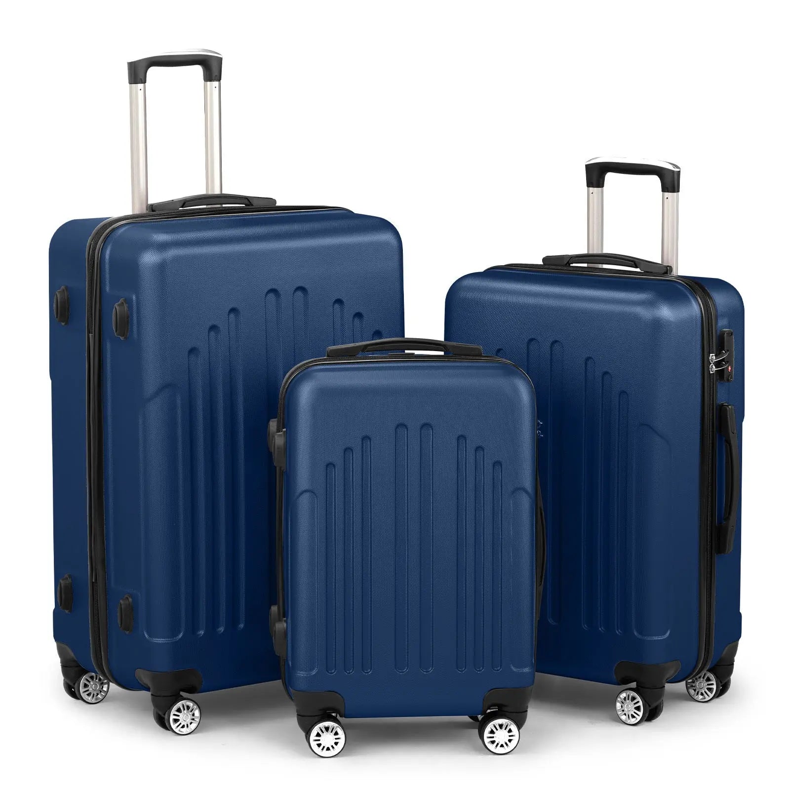 Three In One ABS PC Suitcase 20in 24in 28in Suitcase My Store