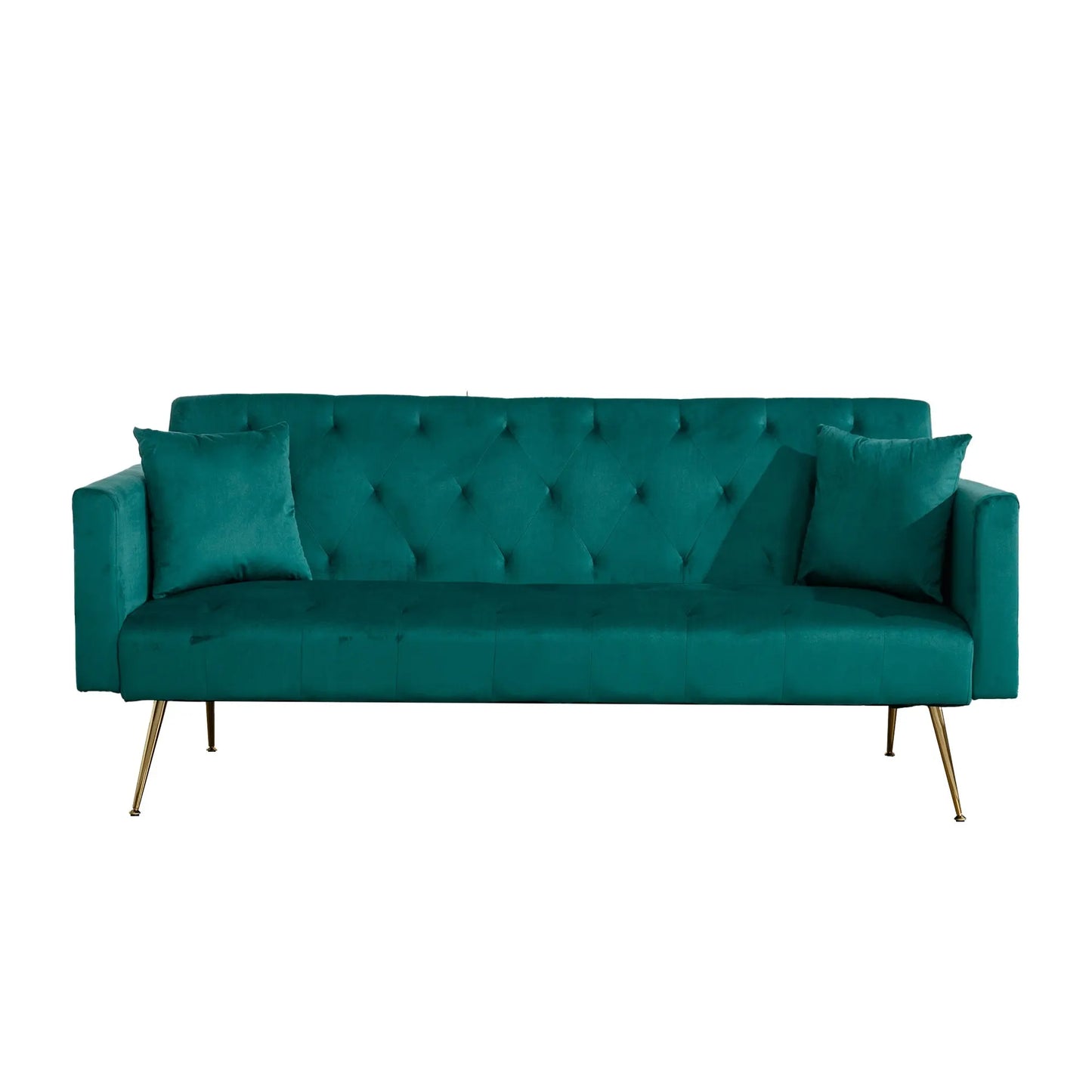 Modern Velvet  Sofa Bed Folding Futon My Store