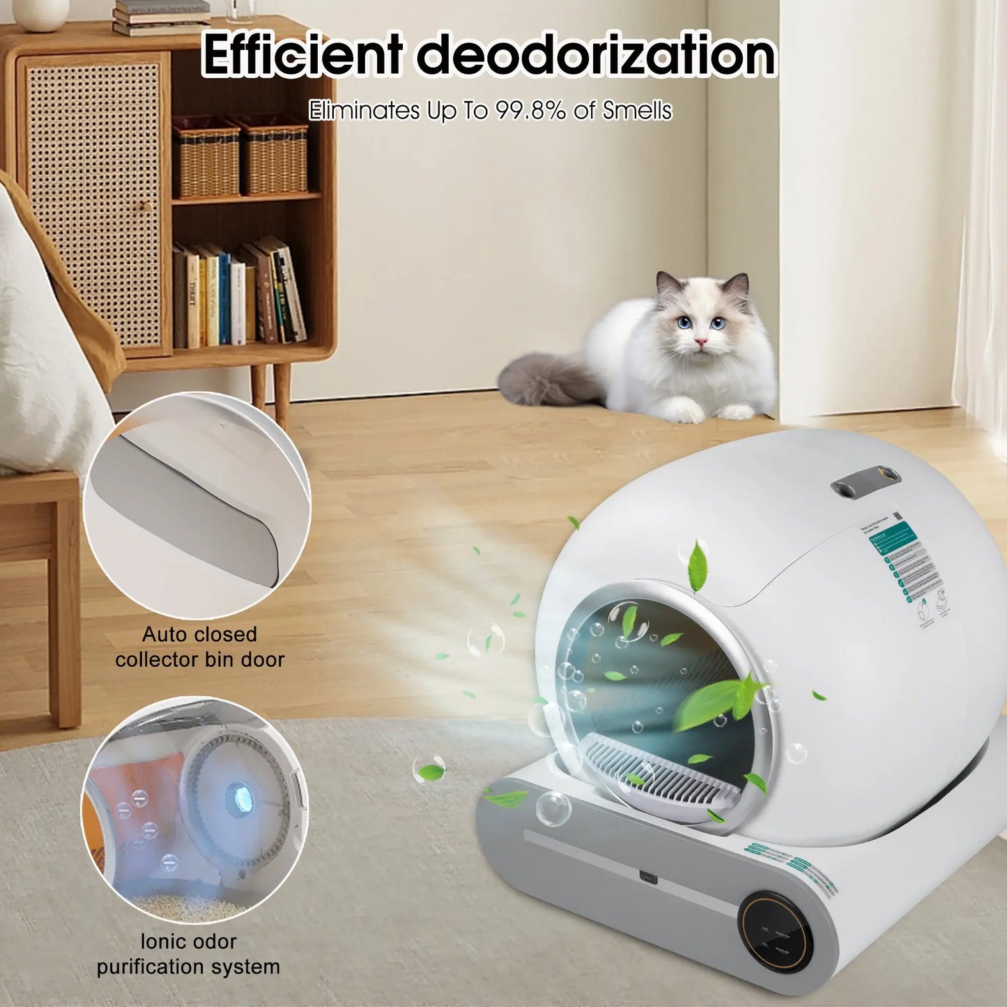 Self-cleaning Litter Box, Automatic Scooping And Deodorization My Store