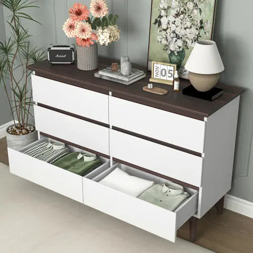 Particle Board 6 Drawer Dresser My Store