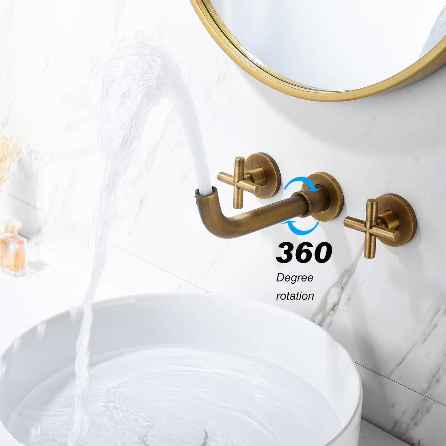 Bathroom Faucets, Wall-mounted Bathroom Sink Faucets My Store