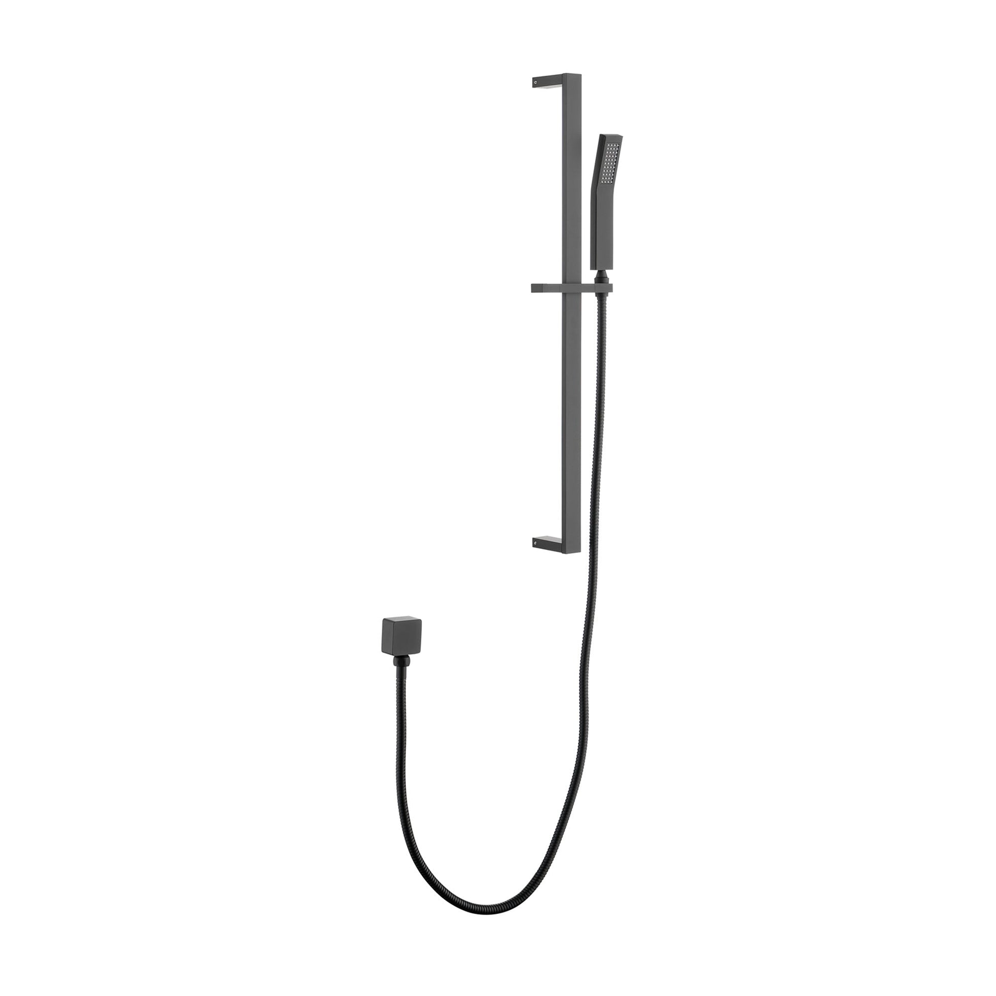 Handheld Shower head With 28 Inch Slide Bar And 59 Inch Hose Inkedjoy