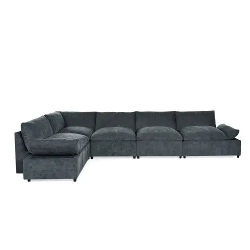 Deep Gray Sectional My Store