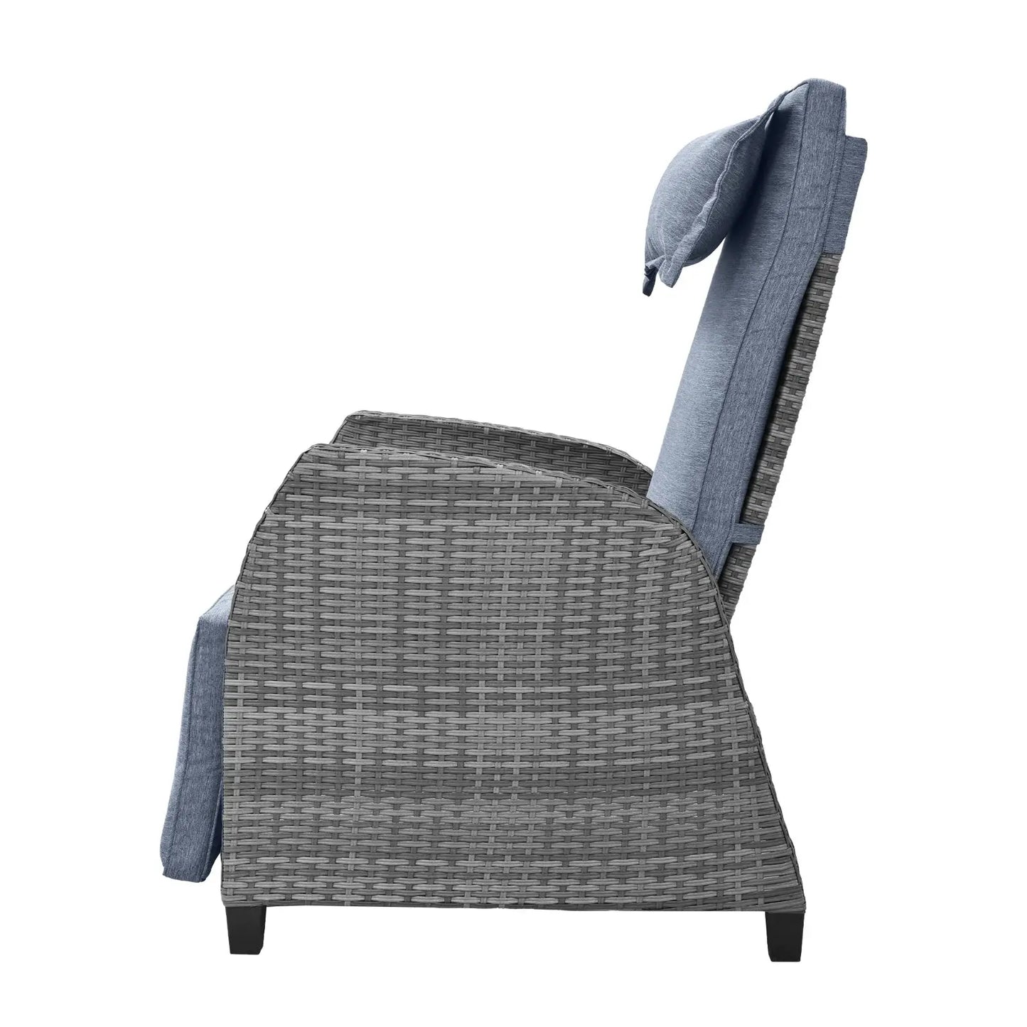 U Style Outdoor Rattan 2-Person Set W  Coffee Table For Courtyard My Store