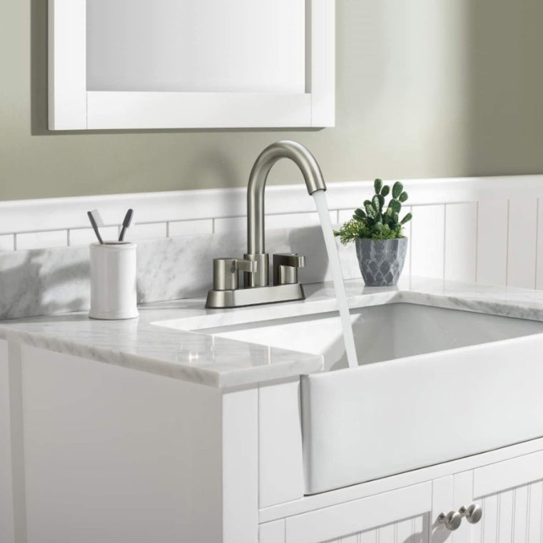 Bathroom Faucet 2 Handle Brushed Nickel My Store