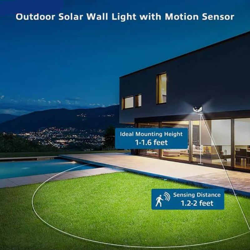 Solar Lights Outdoor Waterproof - Flood Lights With Motion Sensor Inkedjoy