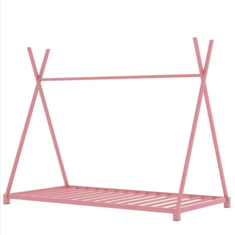 Metal Twin Size House Platform Bed With Triangle Structure My Store