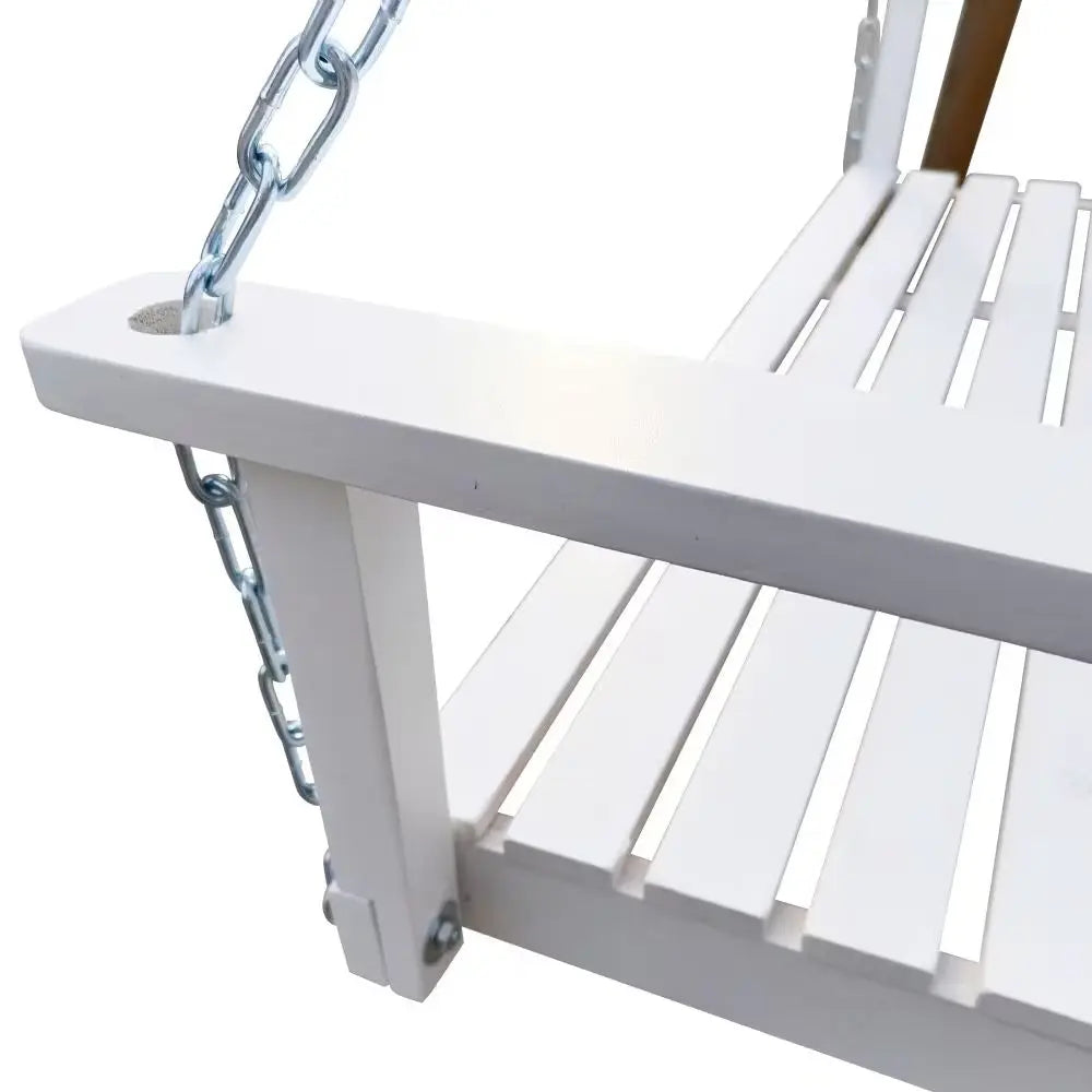 Wooden Bench Swing With Chain My Store
