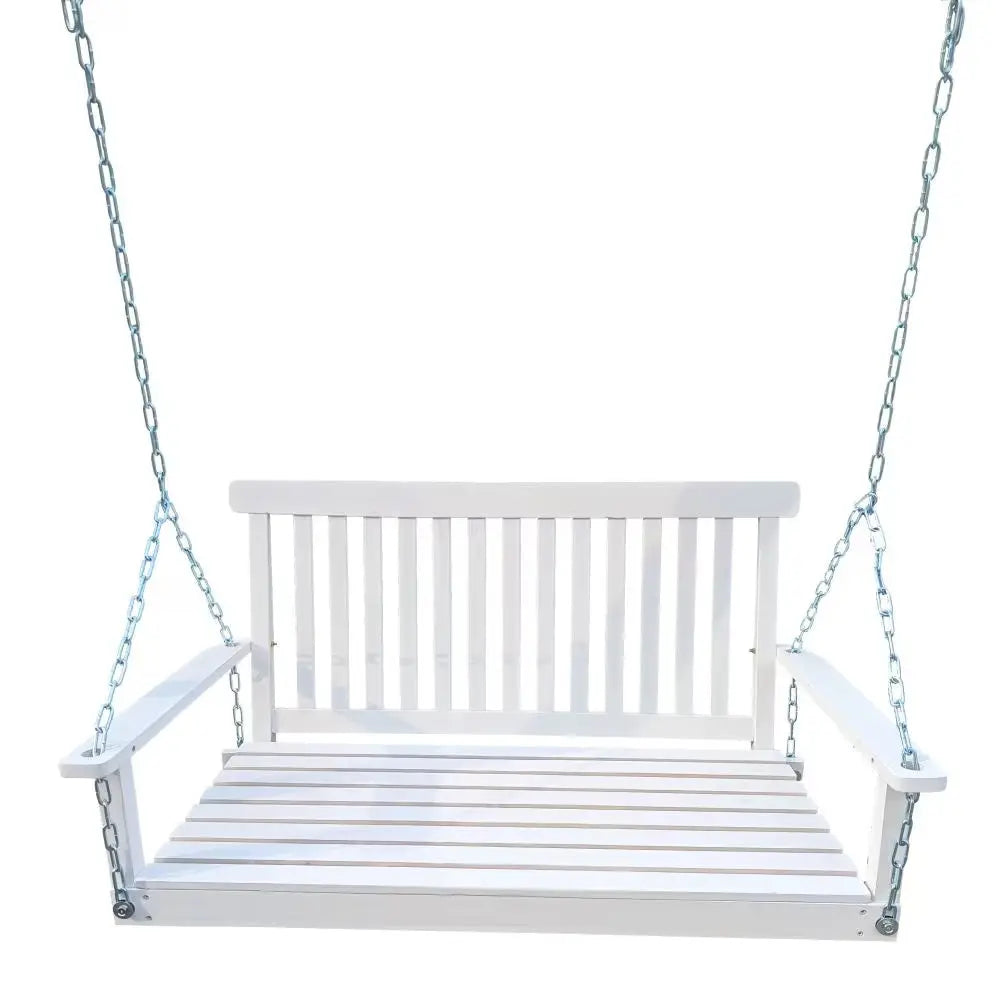 Wooden Bench Swing With Chain My Store
