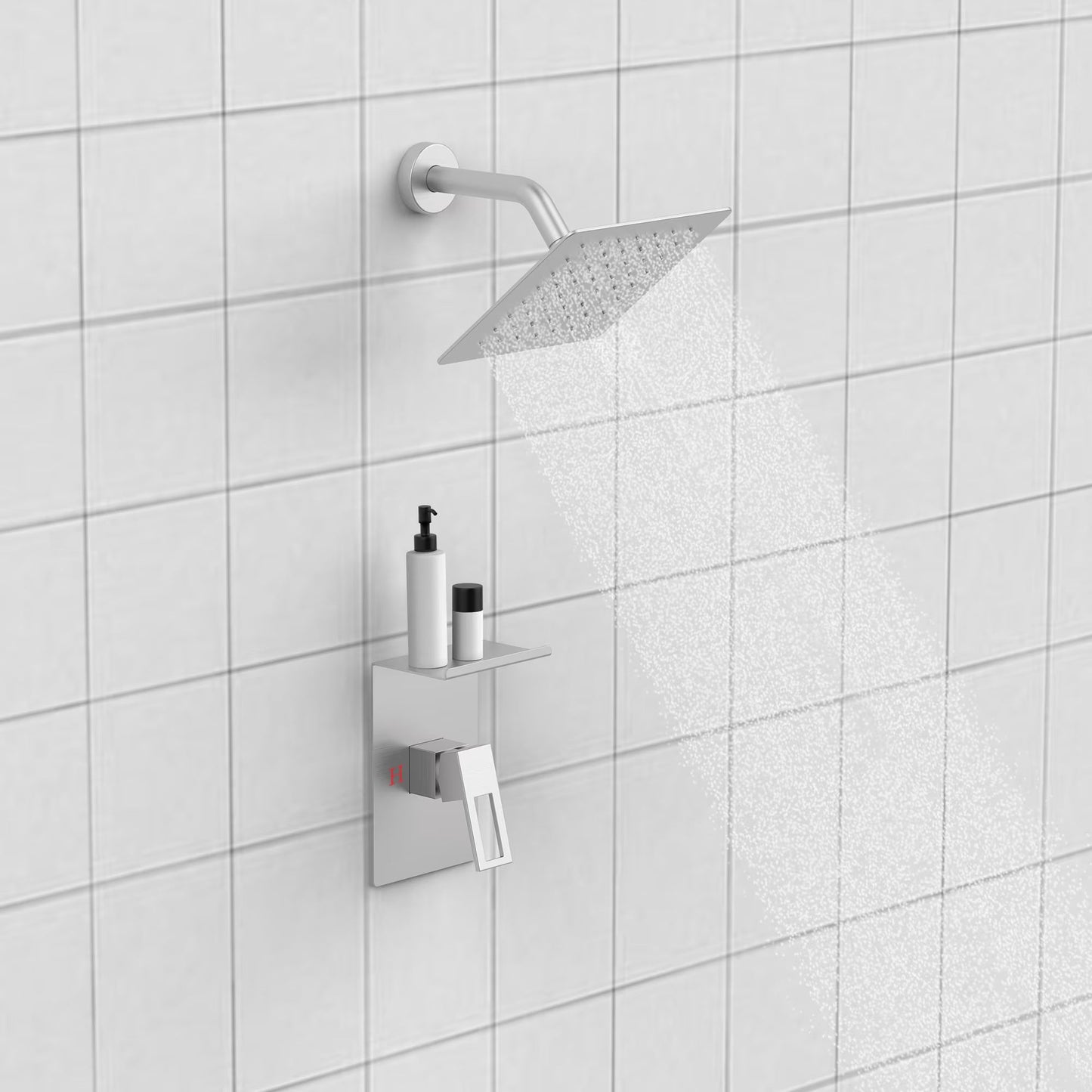 Shower Faucet With Storage Shelves Inkedjoy