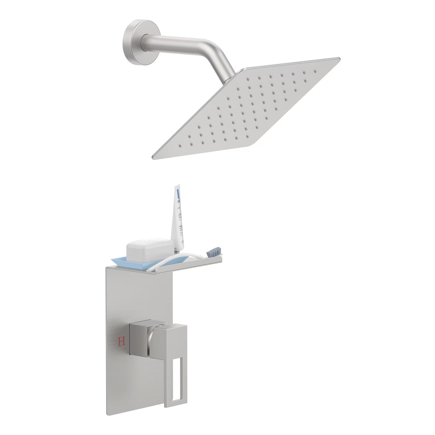 Shower Faucet With Storage Shelves Inkedjoy