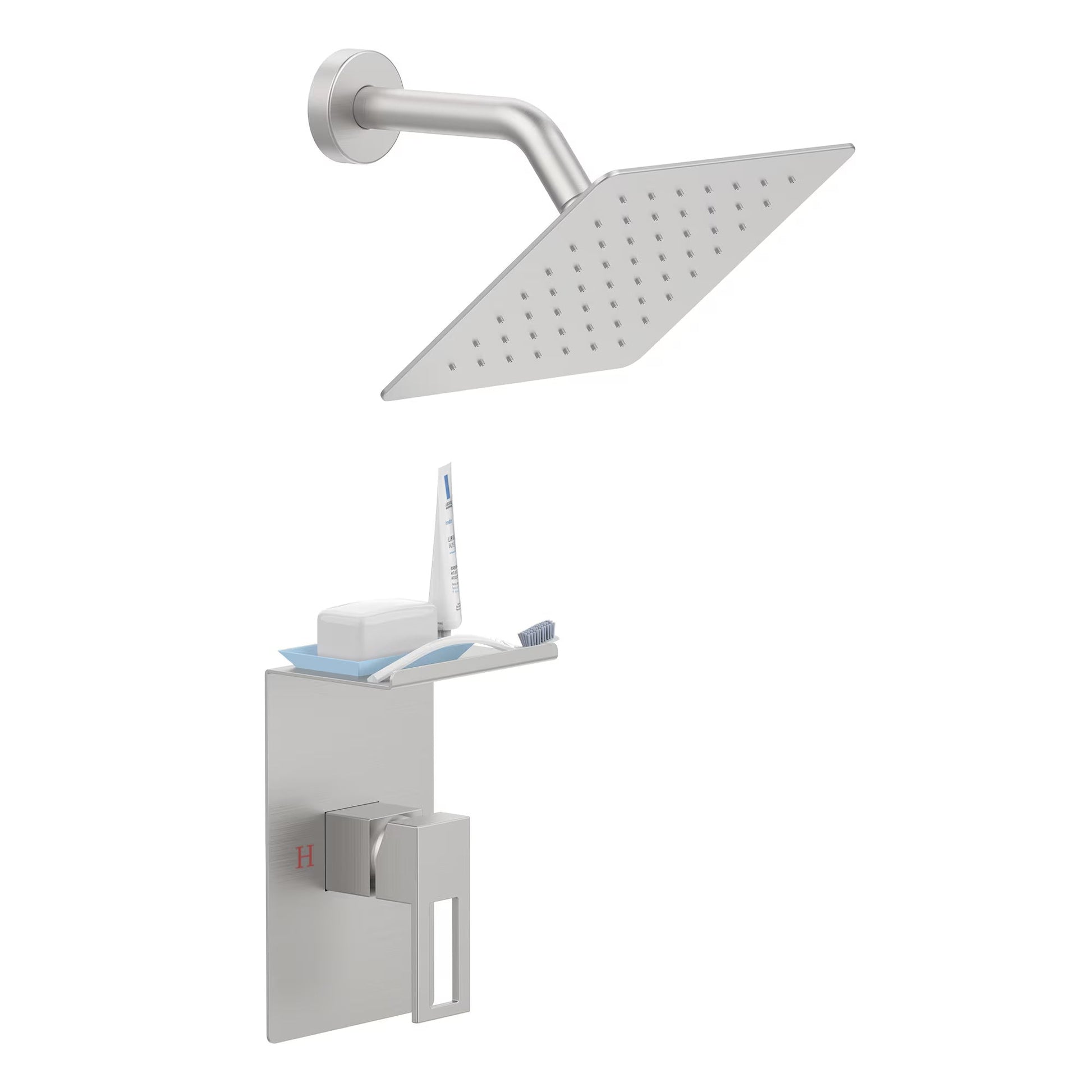 Shower Faucet With Storage Shelves Inkedjoy