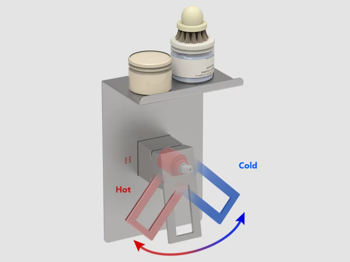 Shower Faucet With Storage Shelves Inkedjoy