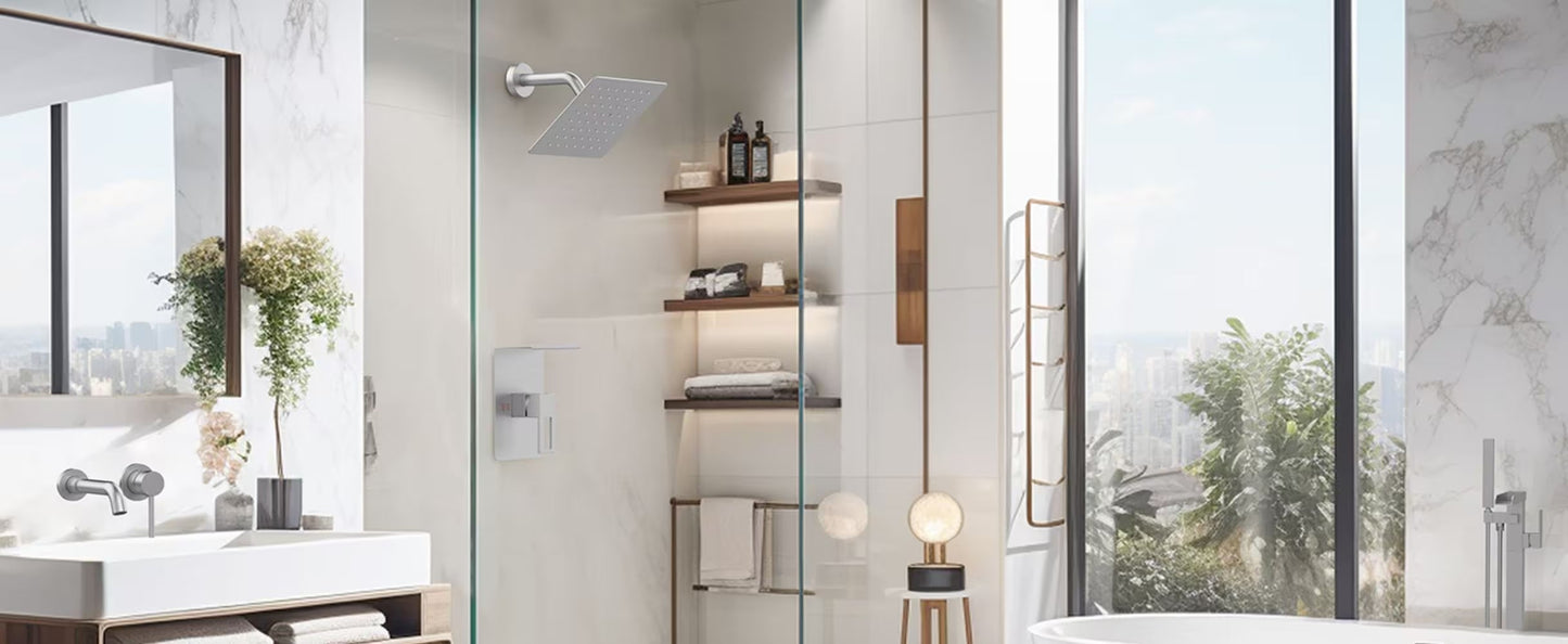 Shower Faucet With Storage Shelves Inkedjoy