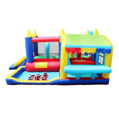 7-in-1 Inflatable Bounce House, Bouncy House With Ball Pit My Store