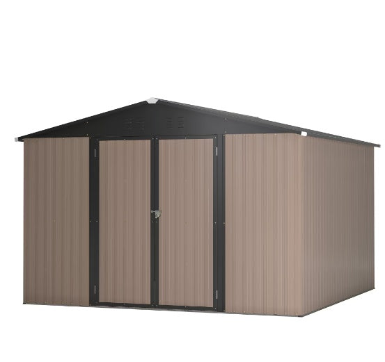 Steel Garden Shed With Double Lockable Door Inkedjoy