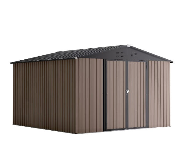 Steel Garden Shed With Double Lockable Door Inkedjoy