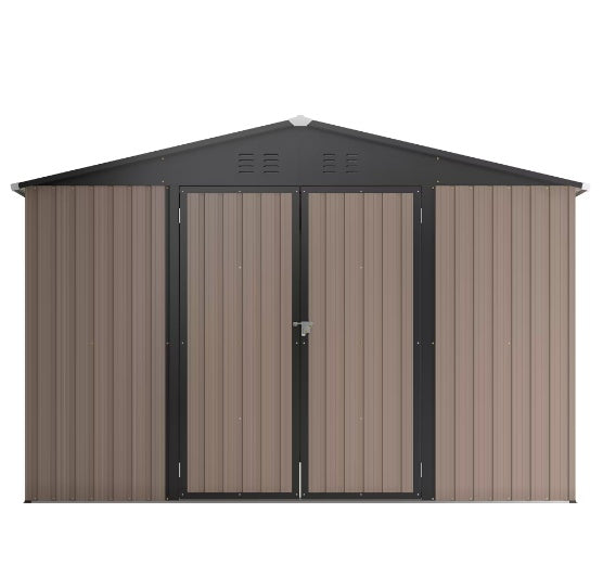Steel Garden Shed With Double Lockable Door Inkedjoy