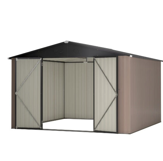 Steel Garden Shed With Double Lockable Door Inkedjoy
