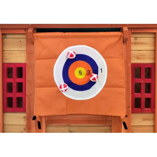 Environmentally Friendly Outdoor Wooden 4-in-1 Game House My Store