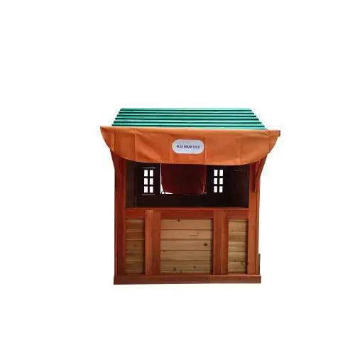 Environmentally Friendly Outdoor Wooden 4-in-1 Game House My Store
