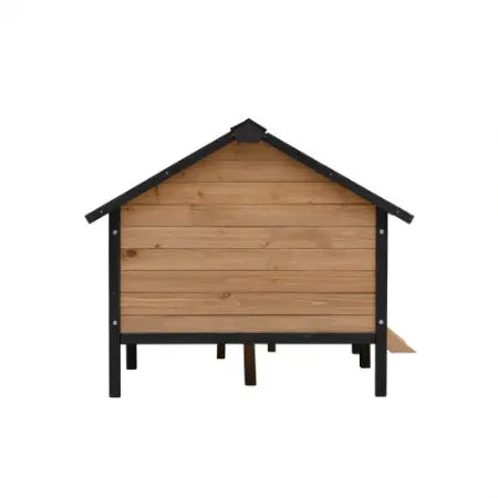 Outdoor Large Wooden Cabin House Style Wooden Dog Kennel With Porch My Store