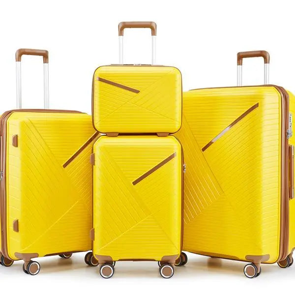 Luggage Set 4-piece Set Inkedjoy
