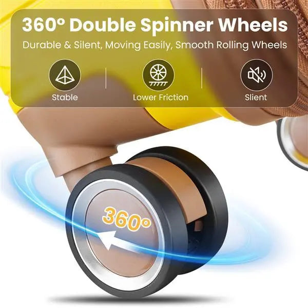 Luggage Set 4-piece Set Inkedjoy