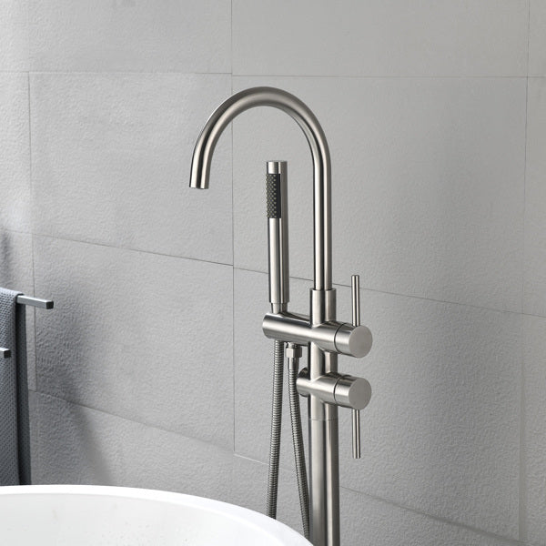 Equipped With Handheld Shower Faucet Inkedjoy