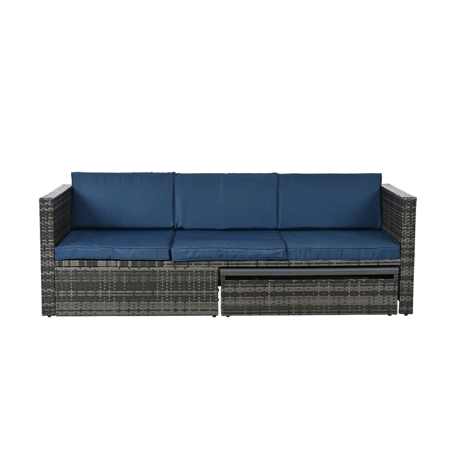 Patio Furniture, Outdoor Furniture, Seasonal PE Wicker Furniture,5 Set Wicker Furniture With Plywood My Store