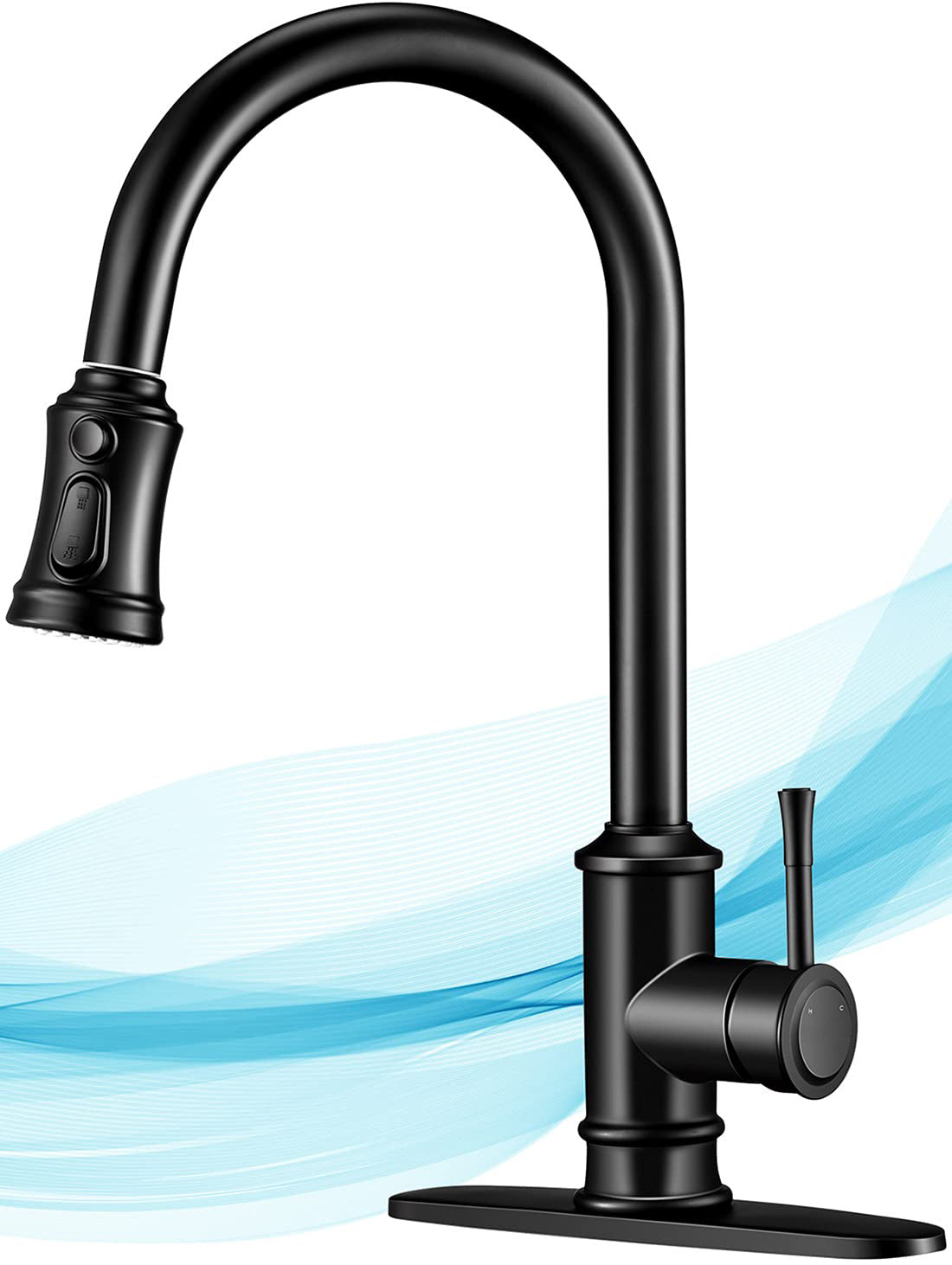 Kitchen Faucet - Black My Store