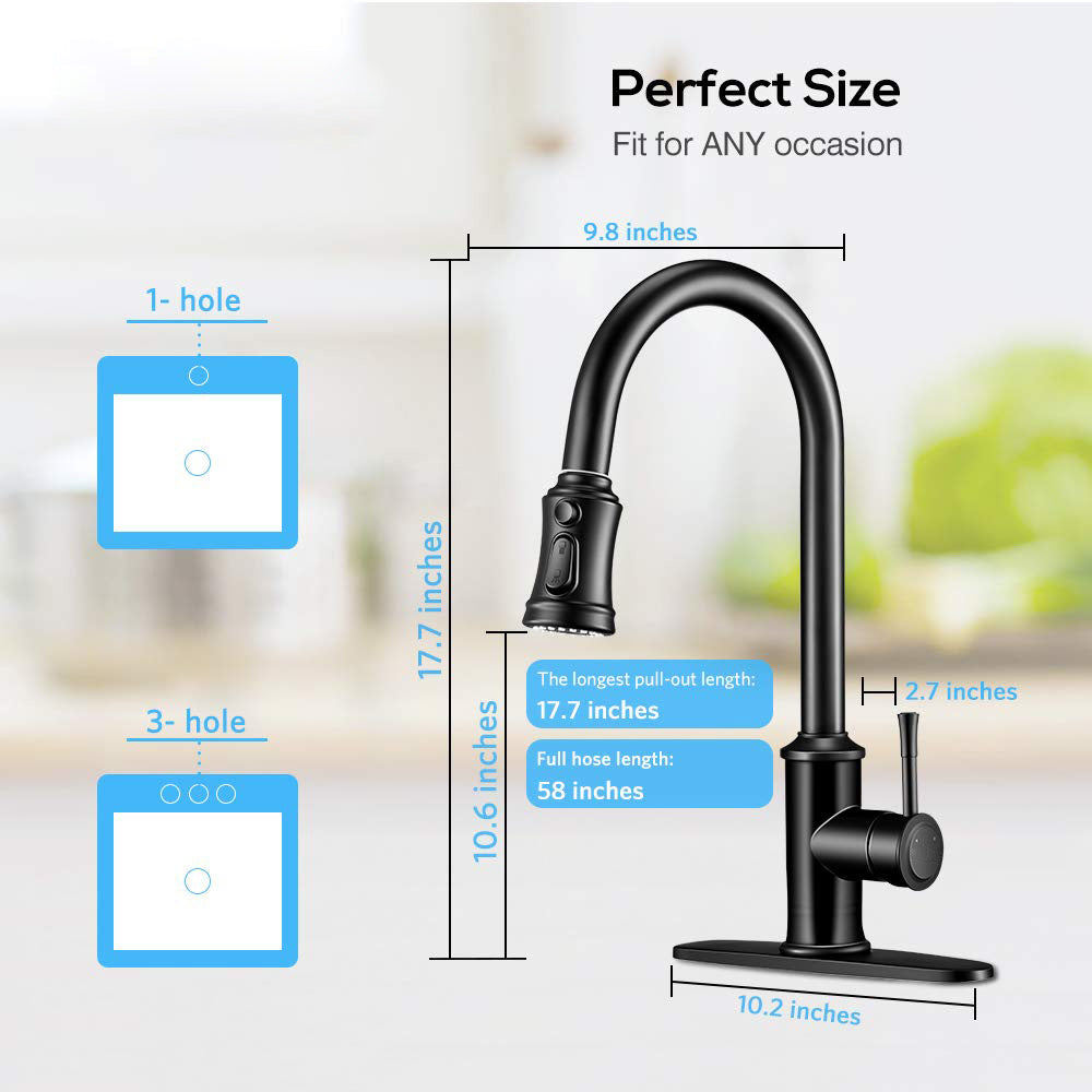 Kitchen Faucet - Black My Store