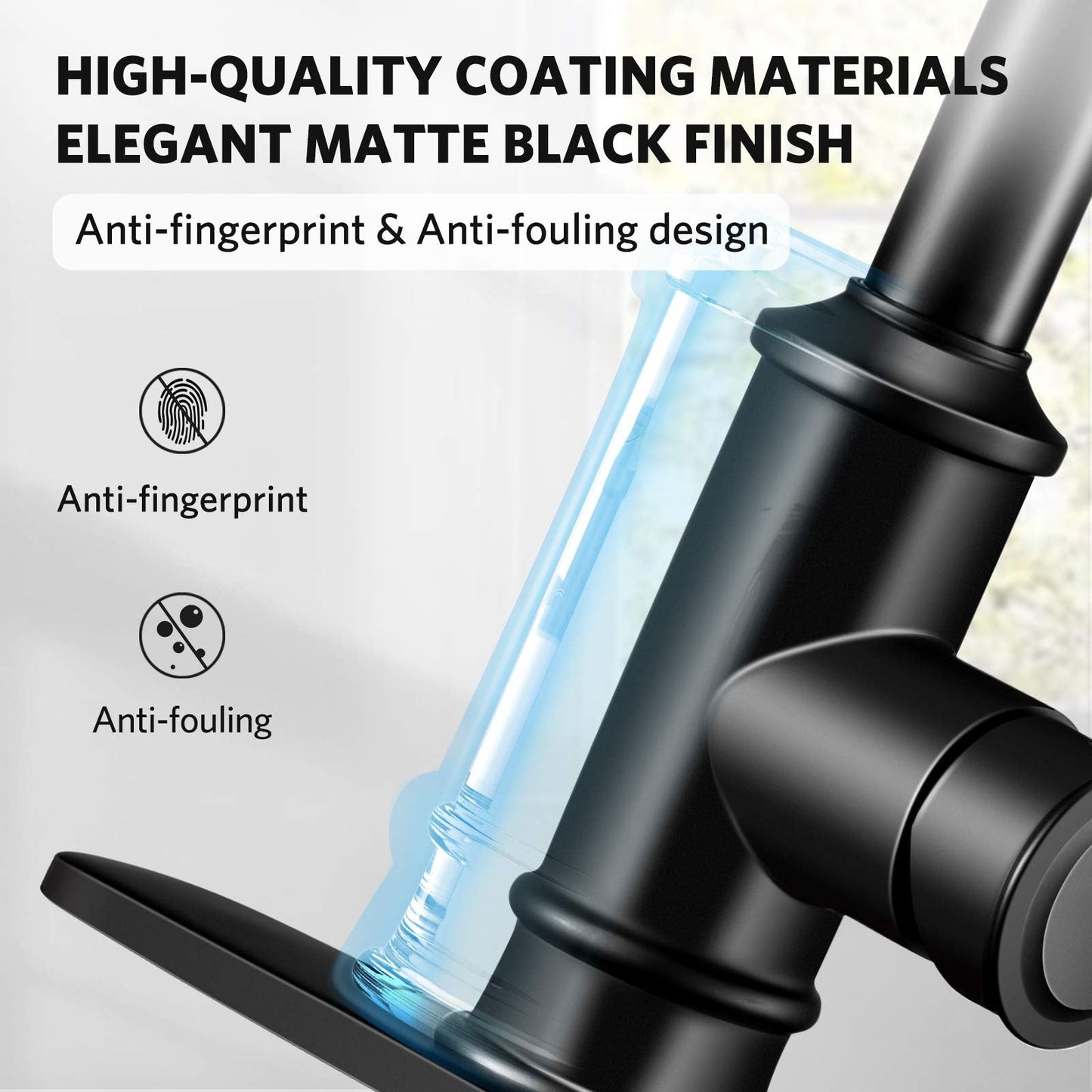 Kitchen Faucet - Black My Store