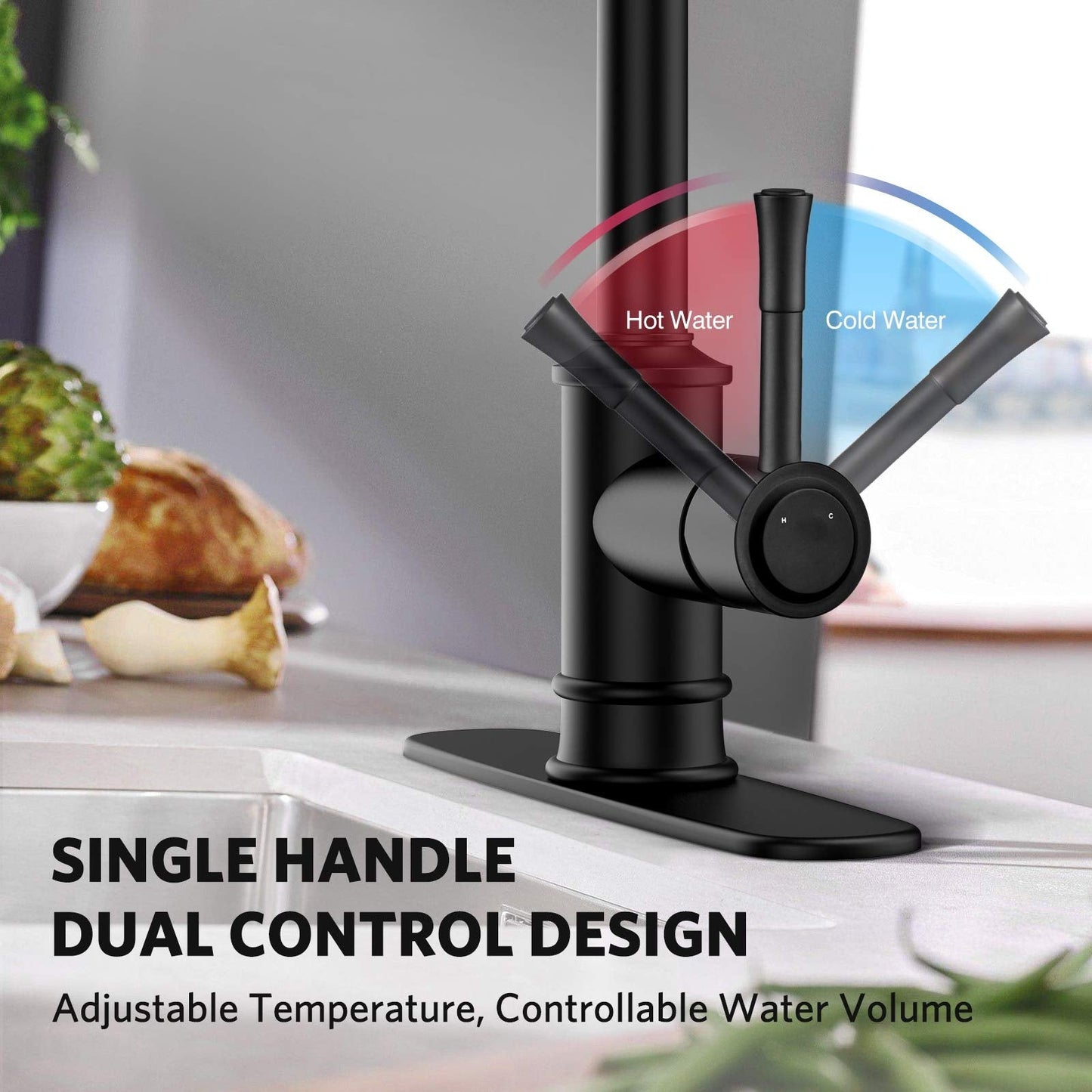 Kitchen Faucet - Black My Store