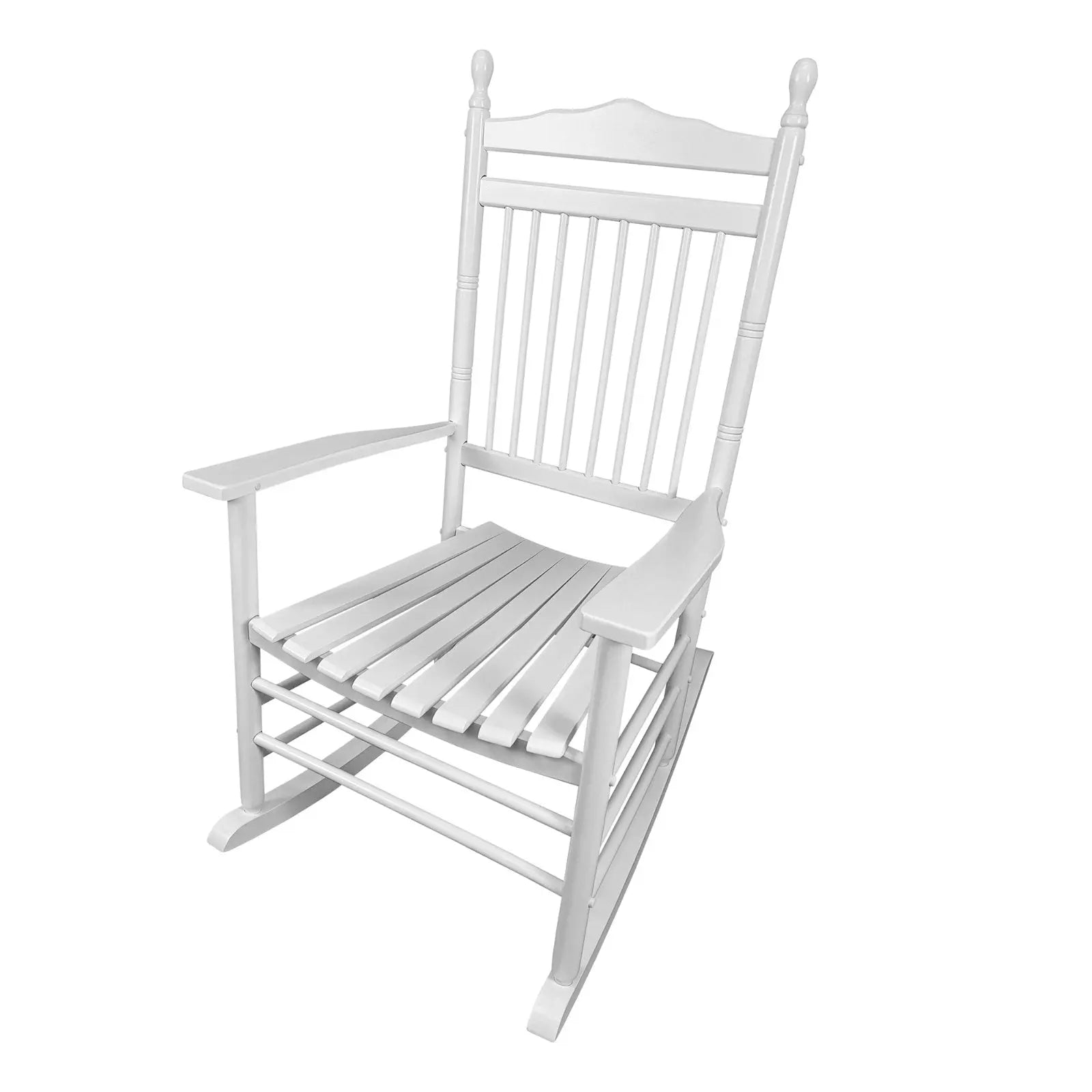 BALCONY PORCH ADULT ROCKING CHAIR - WHITE My Store