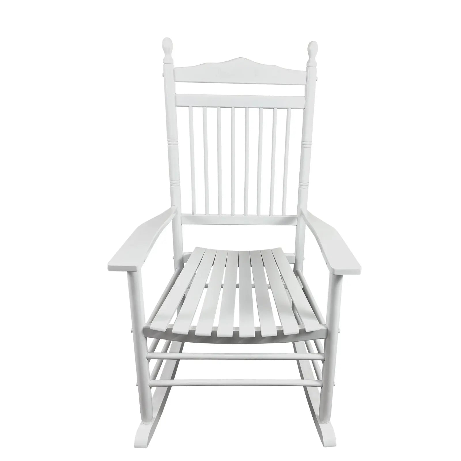 BALCONY PORCH ADULT ROCKING CHAIR - WHITE My Store