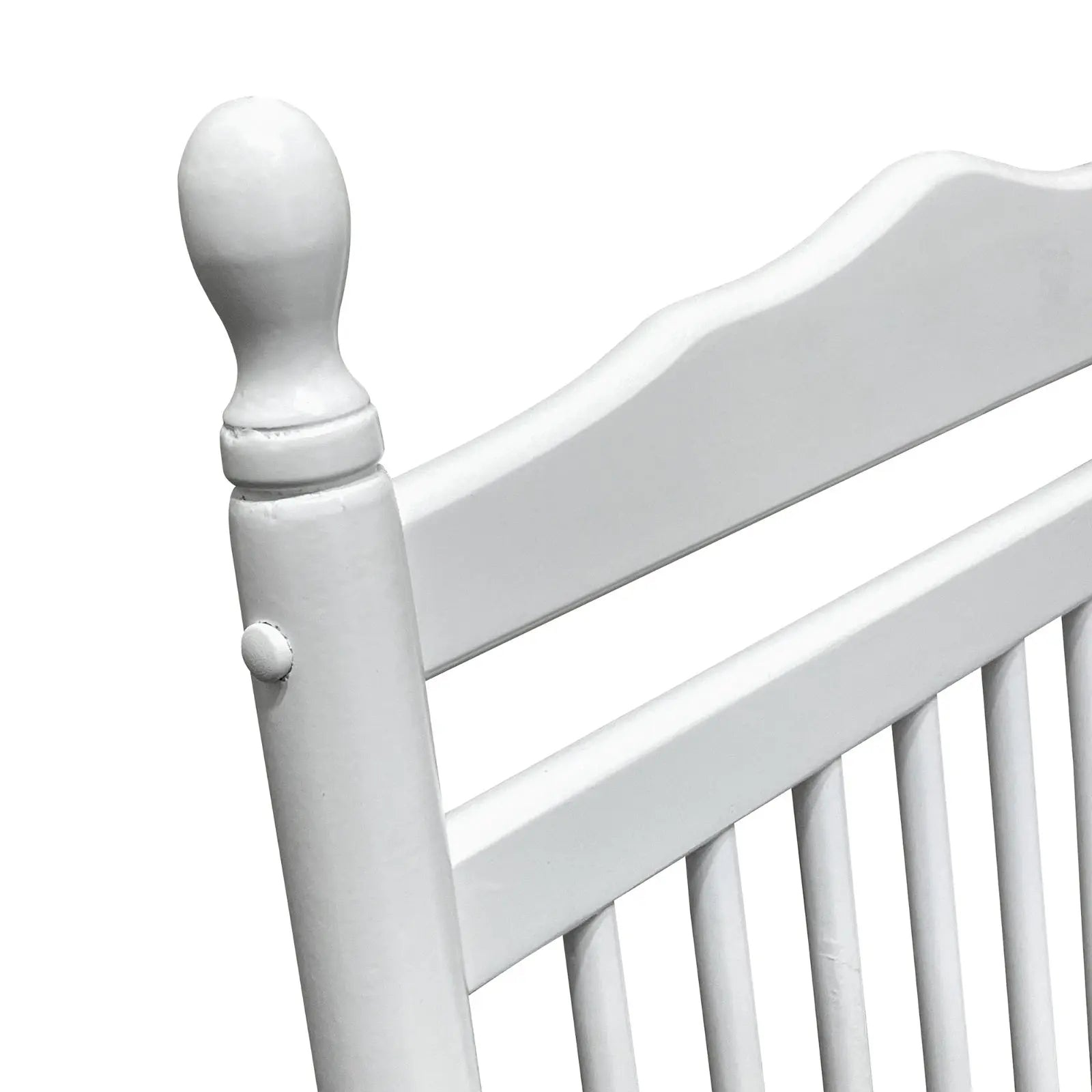 BALCONY PORCH ADULT ROCKING CHAIR - WHITE My Store