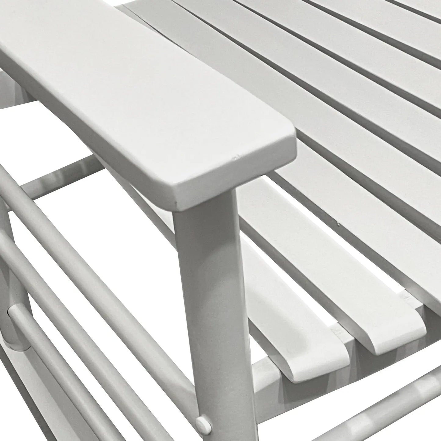 BALCONY PORCH ADULT ROCKING CHAIR - WHITE My Store