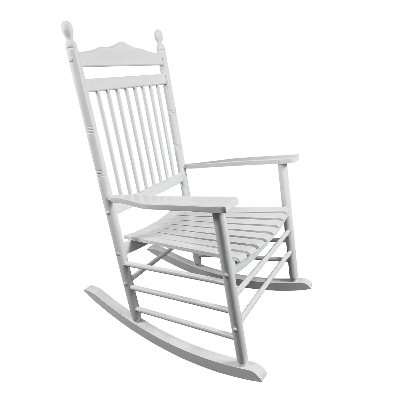 BALCONY PORCH ADULT ROCKING CHAIR - WHITE My Store