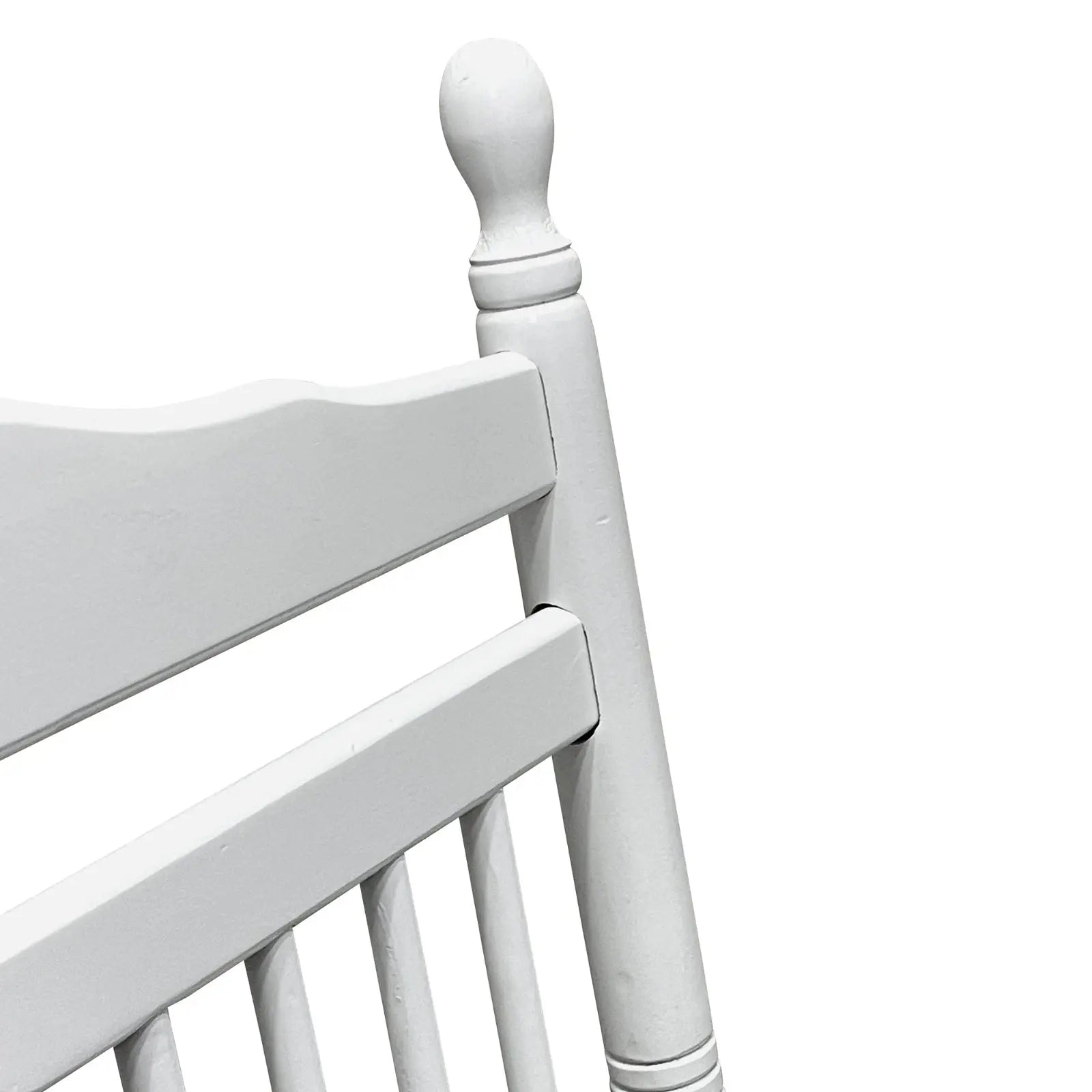 BALCONY PORCH ADULT ROCKING CHAIR - WHITE My Store