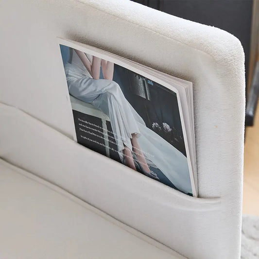 3-in-1 Convertible Sofa Chair Pull-out Sofa Bed, Convenient Folding Tray Table With USB And Type-C Charging Ports Modern Love seat My Store