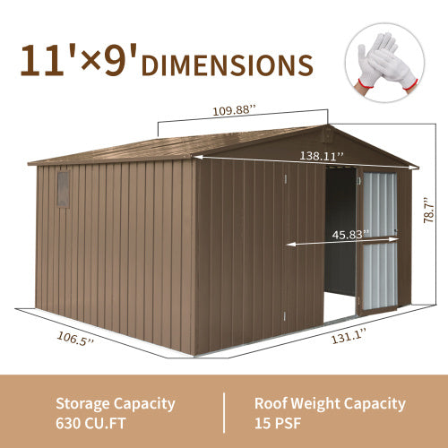 11x 9 With Galvanized Steel Frame Windows- Dark Gray Inkedjoy