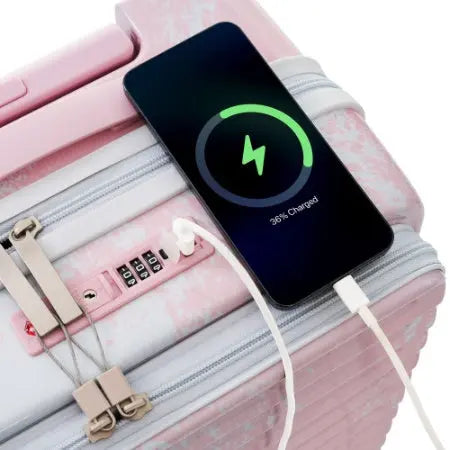 Luggage 3Piece Sets, 20  24 With Front Pocket My Store