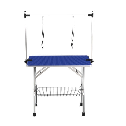 Folding Dog Pet Grooming Table Heavy Duty Stainless Steel Inkedjoy