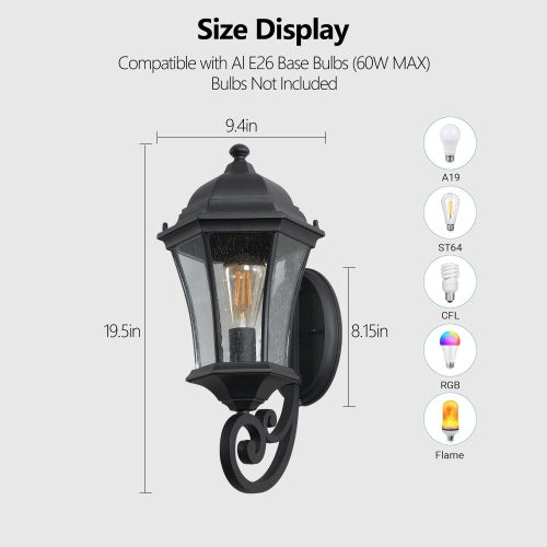 Glass Retro Wall Light My Store