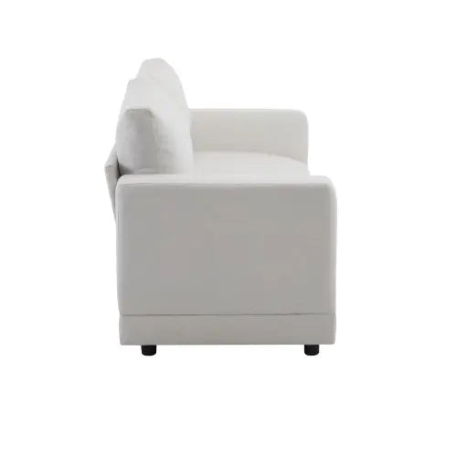 Modern Velvet Upholstery, Deep Cushions Couch My Store